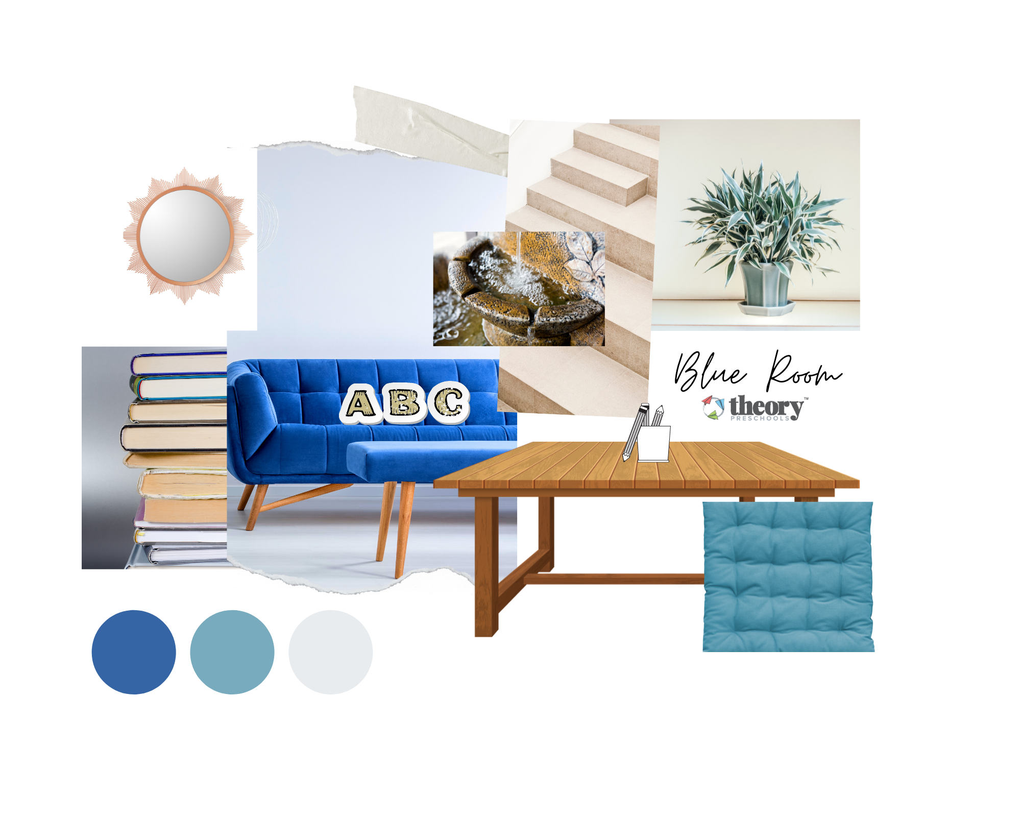 Blue Room Mood Board