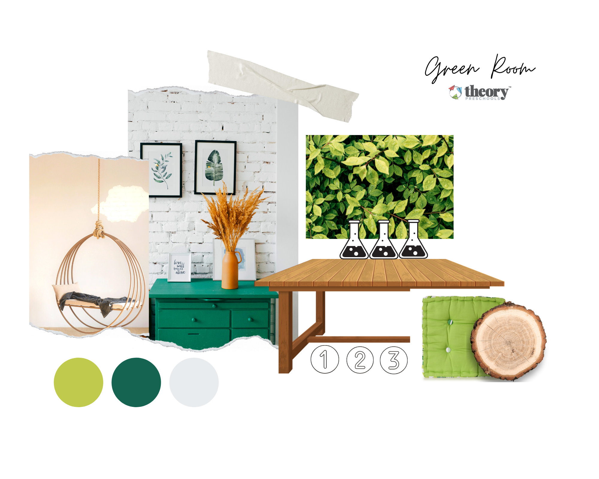 Green Room Mood Board (1)